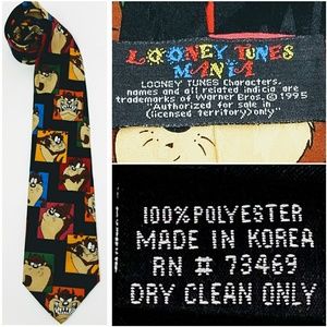 Looney Tunes Mania Tasmanian Devil necktie